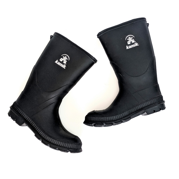 Kamik Shoes Kids Kamik Black Rubber Rain Boots Size 4 Poshmark
